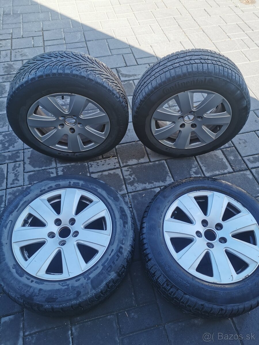 Predam 16" ALU 5x112 AUDI, + zimne pneu 225/55 r16 - 3
