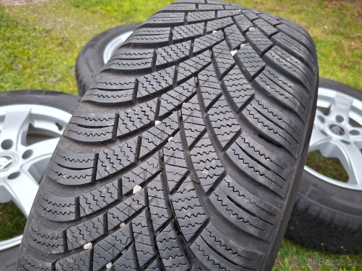 16" ALU 5x112 (škoda a iné) + zimné 215/60 r16 8,5mm TOP - 3