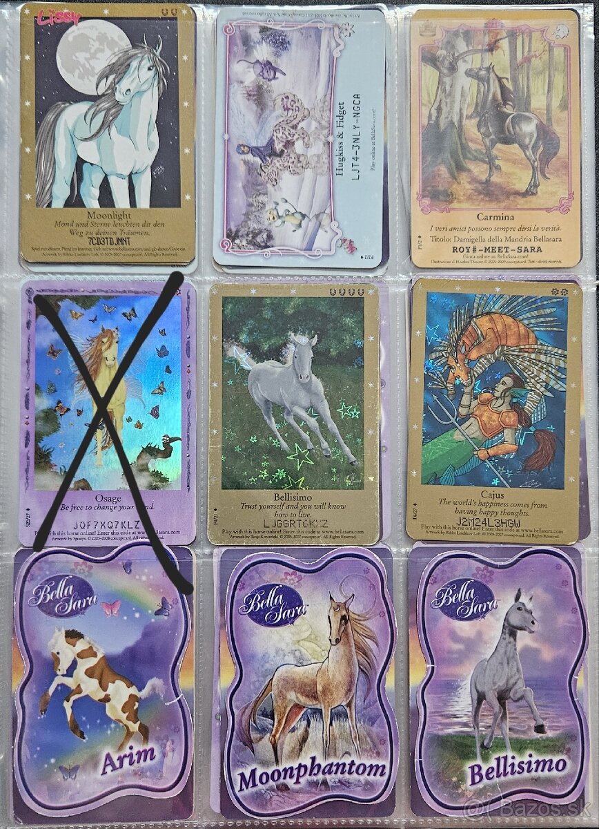 Bella Sara karty - 3