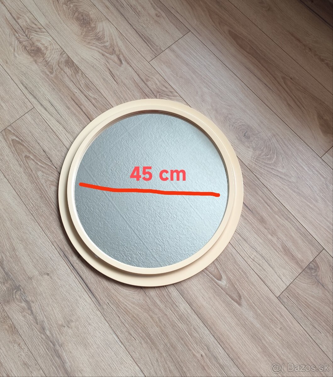 Zrkadlo v umelom ráme okrúhle - 3