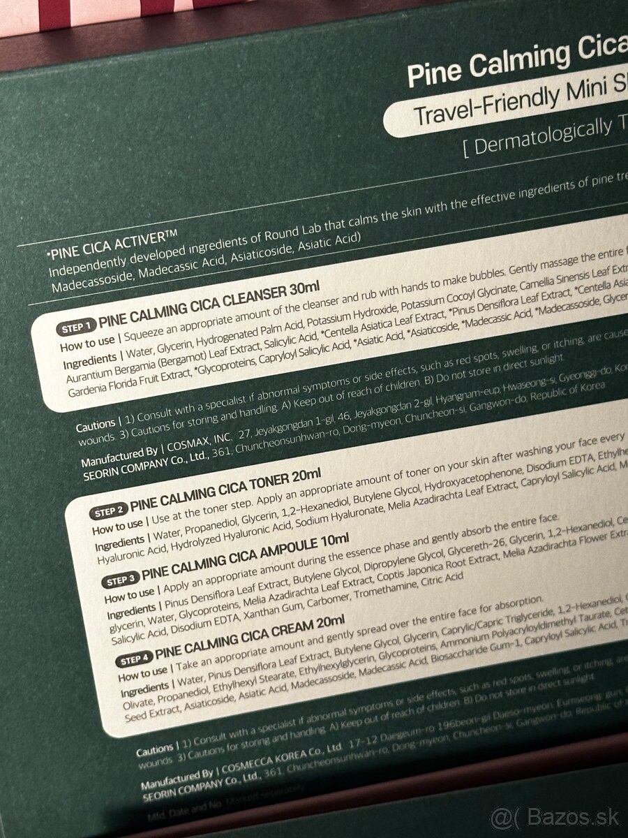 Round Lab Pine Calming Cica Trial Kit - 3