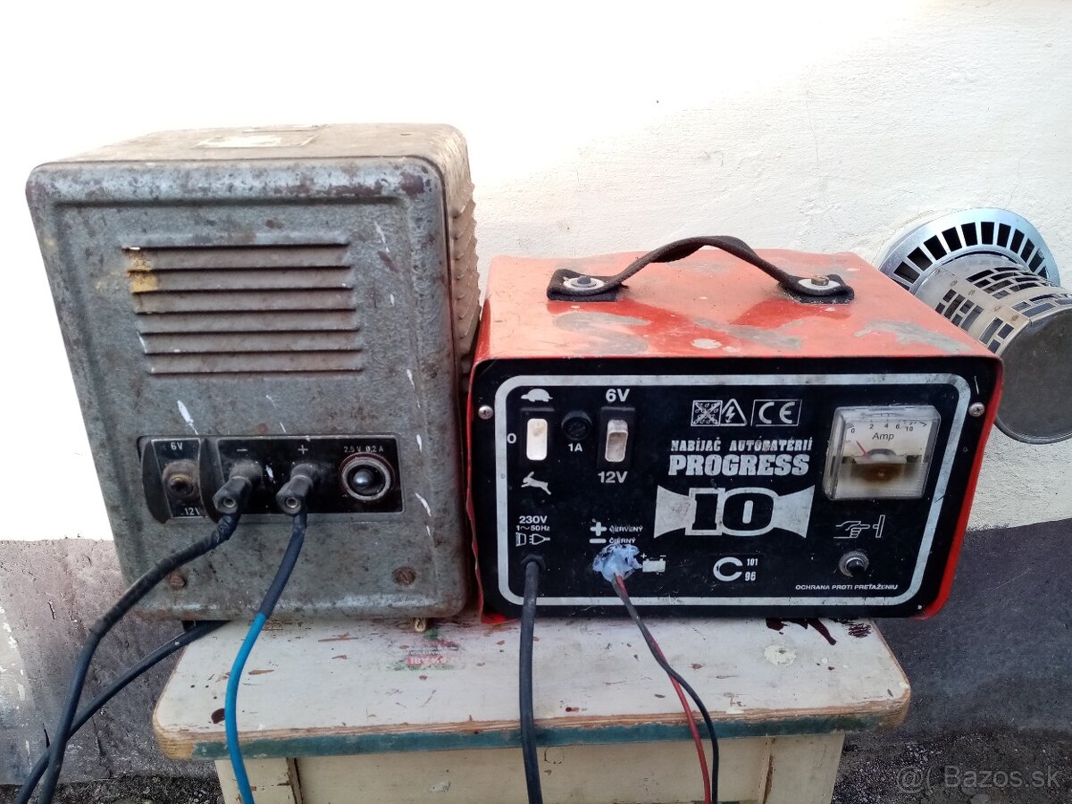 Nabijačky autobaterii 6v 12v - - 3