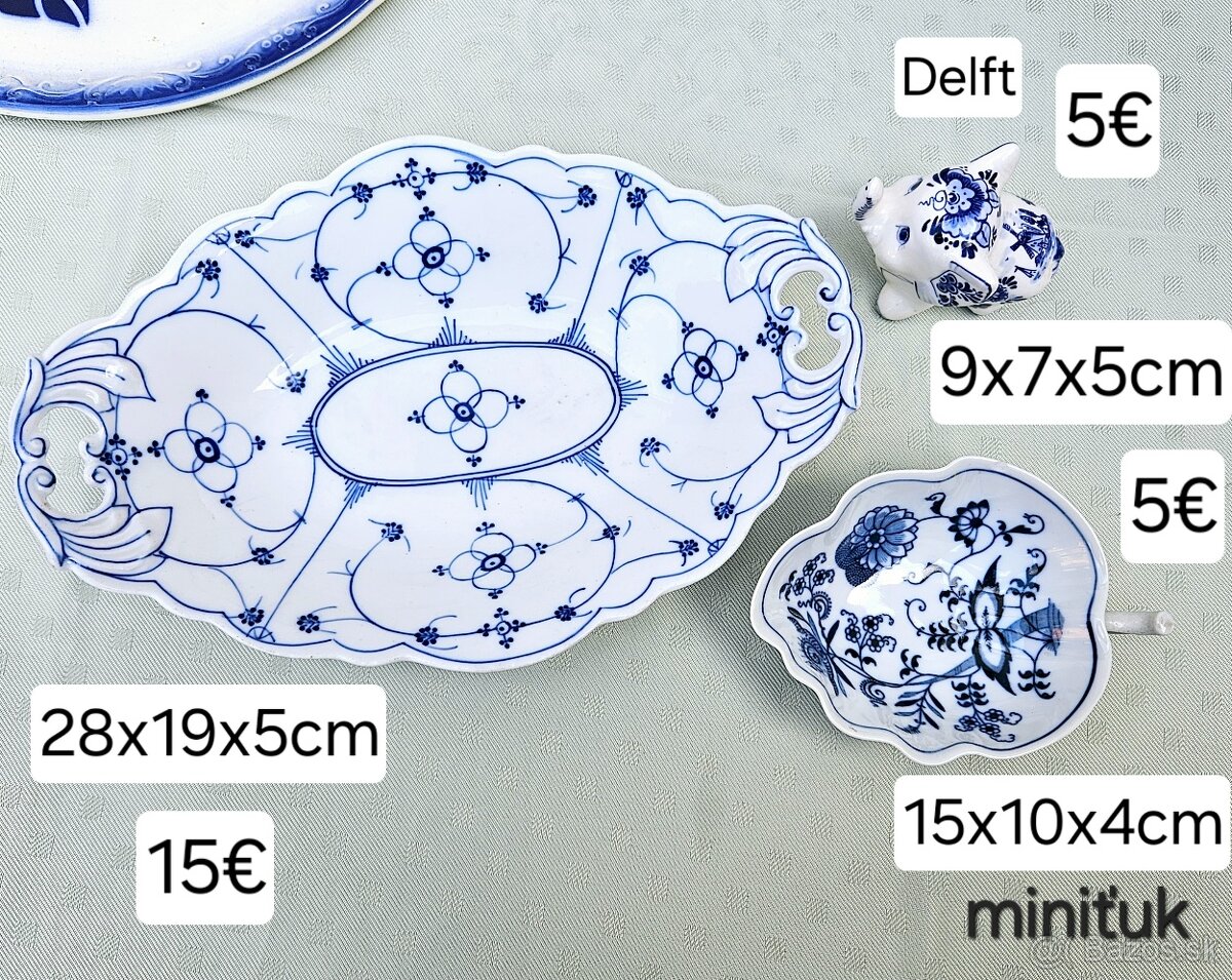 MODROBIELY PORCELÁN/KERAMIKA - 3