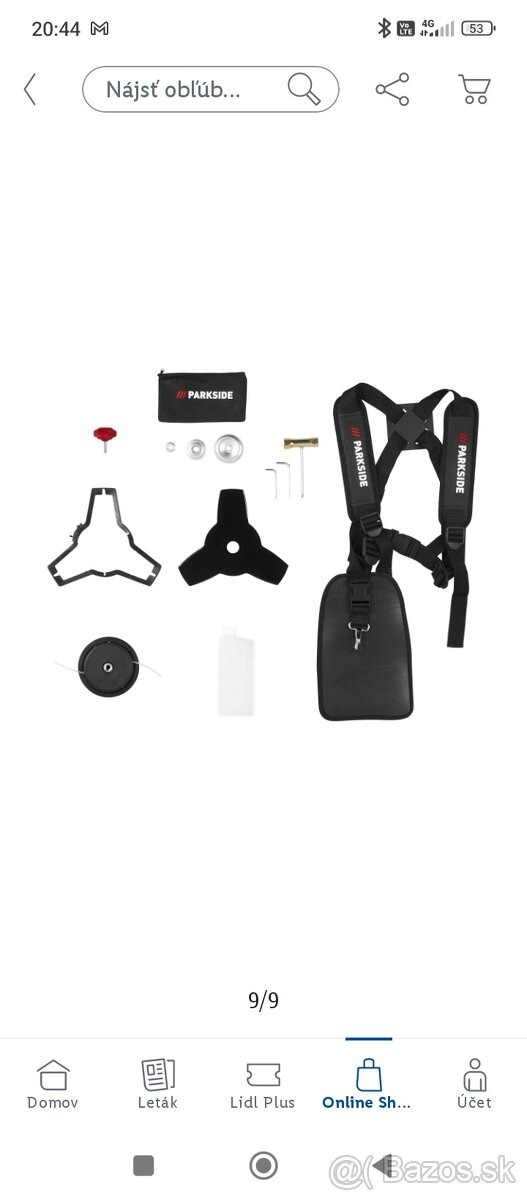 Vyžínač, krovinorez Parkside, NOVÝ - 3