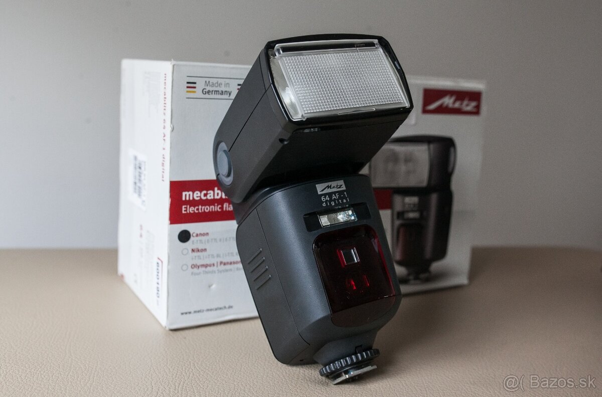 Blesk Metz Mecablitz 64 AF-1 digital pre Canon - 3
