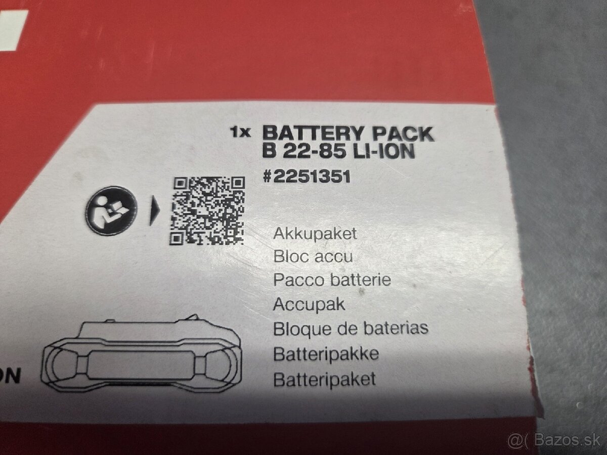 Hilti B22-85 Li-ion. - 3