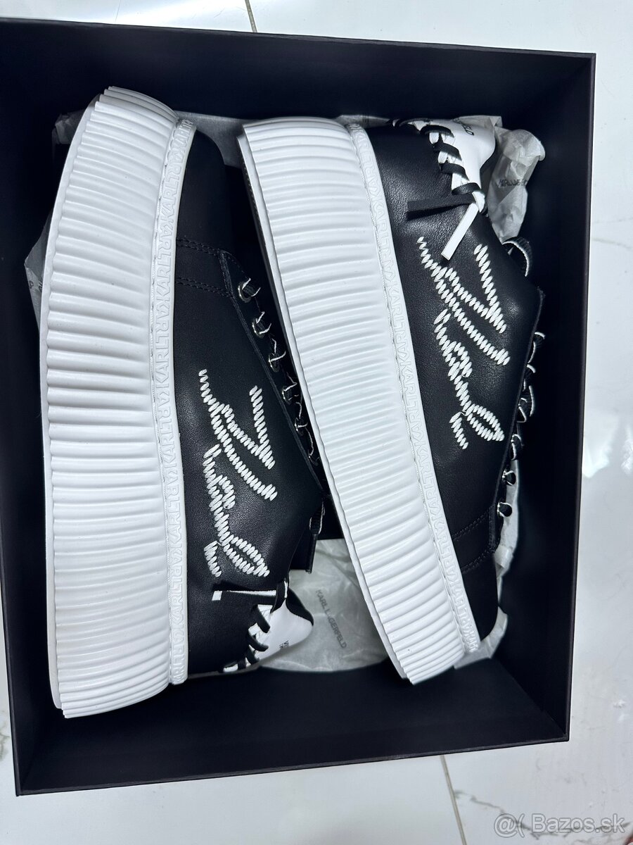 Kožené tenisky Karl Lagerfeld - 3