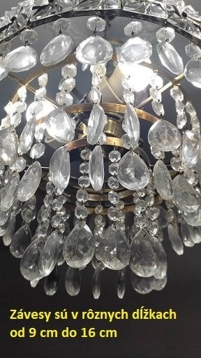 Súprava luster a dve nástenné lampy - 3