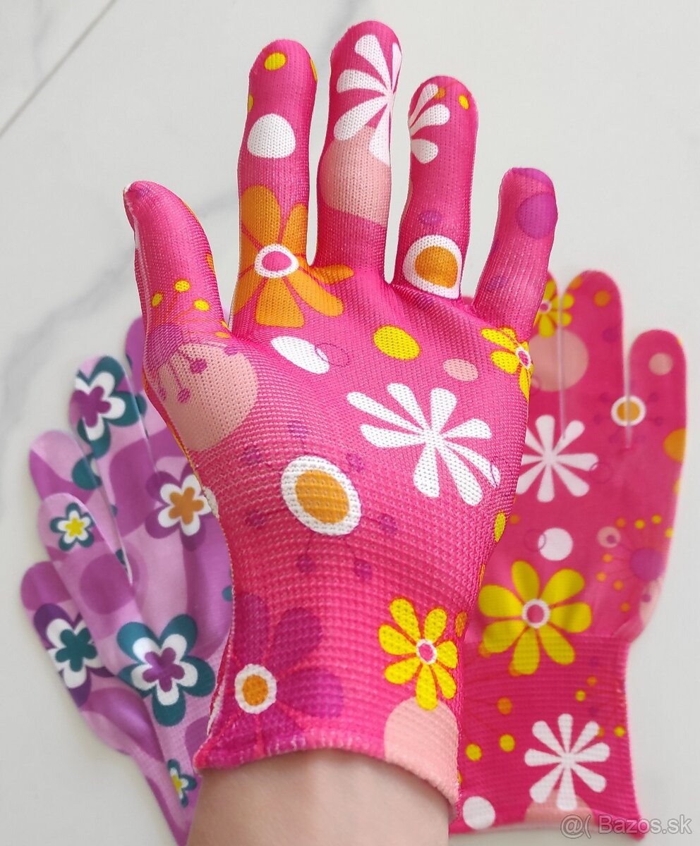 Dámske pracovné rukavice 3 páry - 3