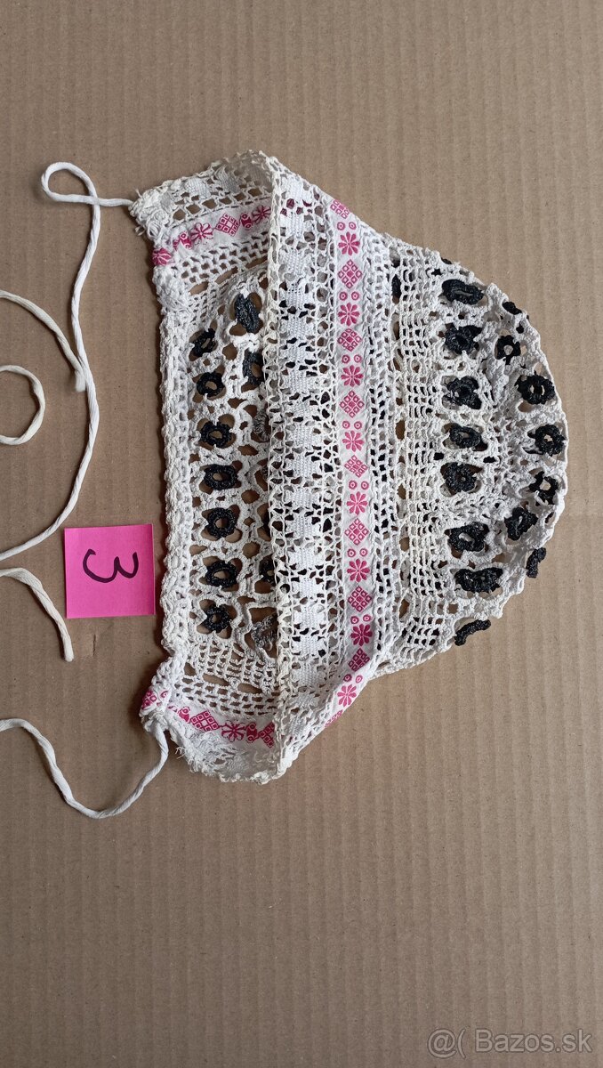 Ľudové čepce... súčasť kroja... - 3