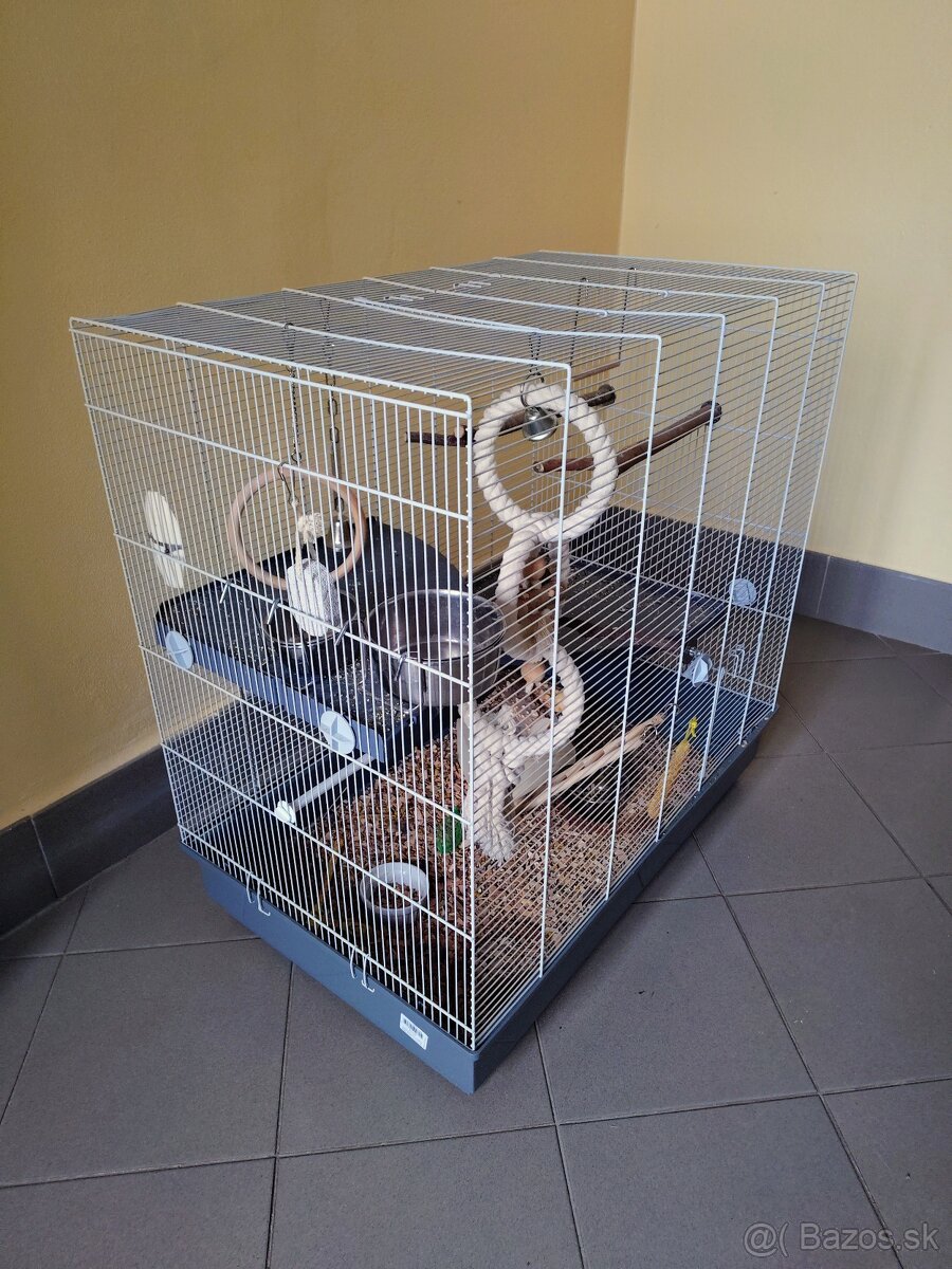 Klietka pre hlodavce Ferplast Jenny tmavo šedá - 3