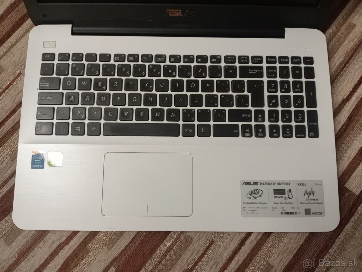 predám nefunkčný notebook Asus X555L - 3