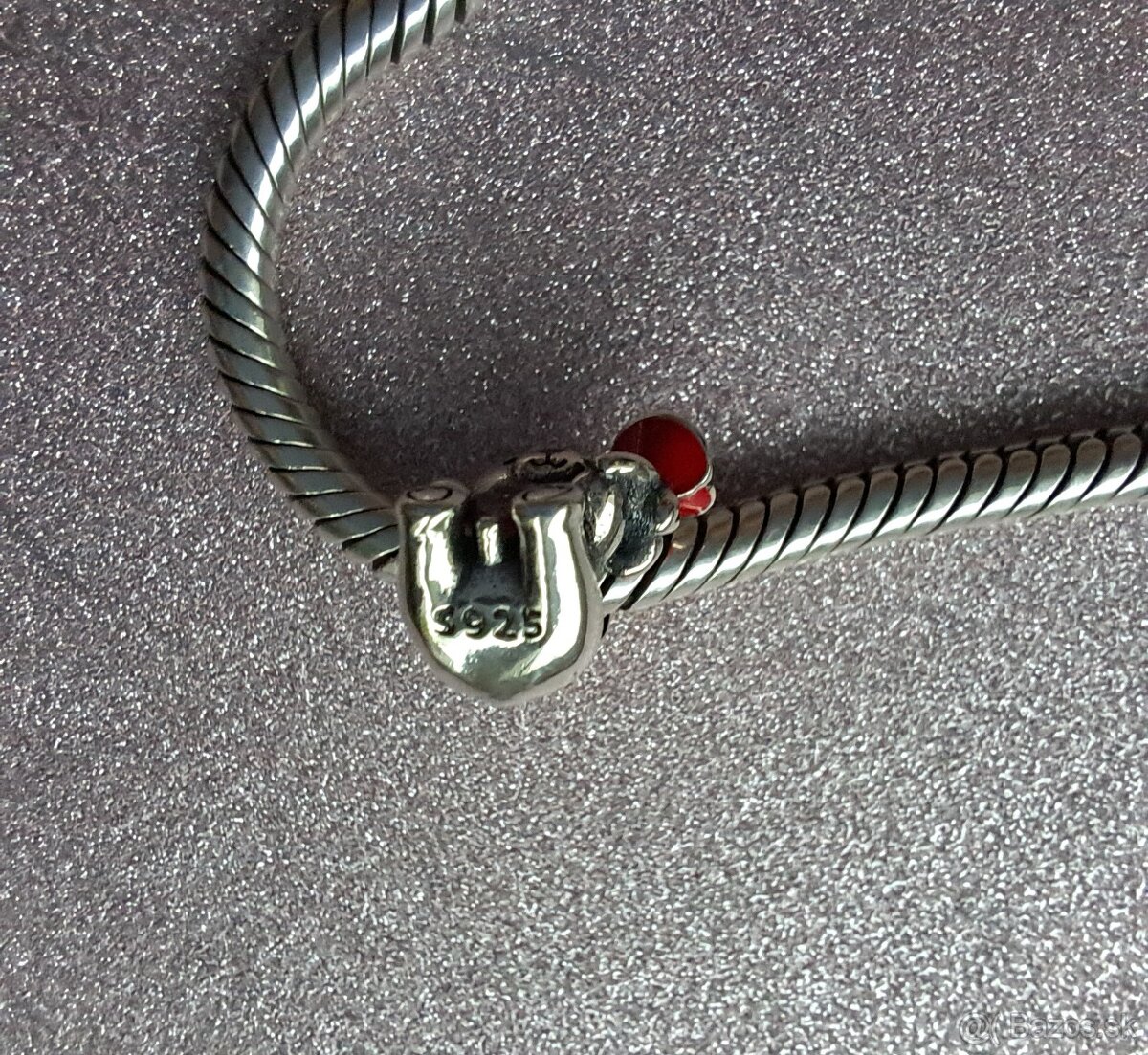 Prívesok Macko s Ružou - 3