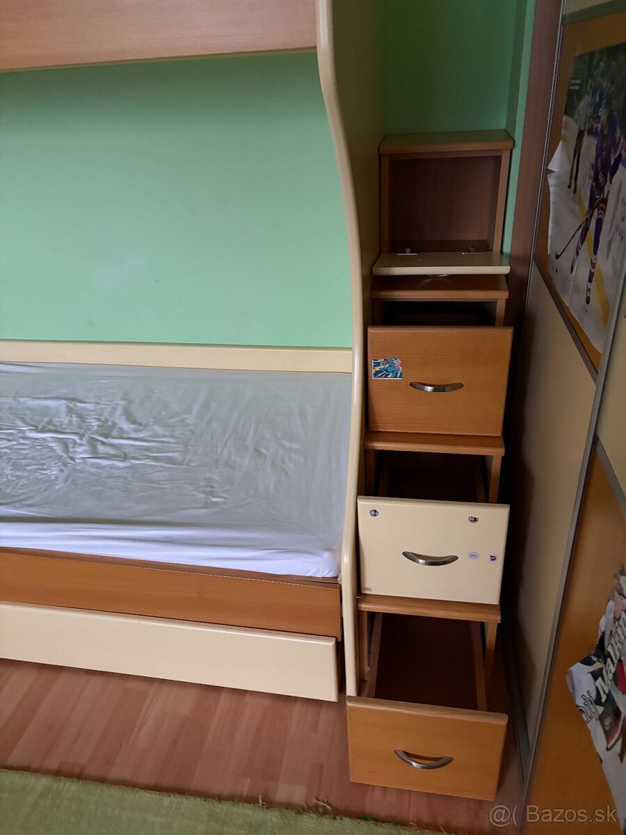 3-lozkova poschodova postel - 3