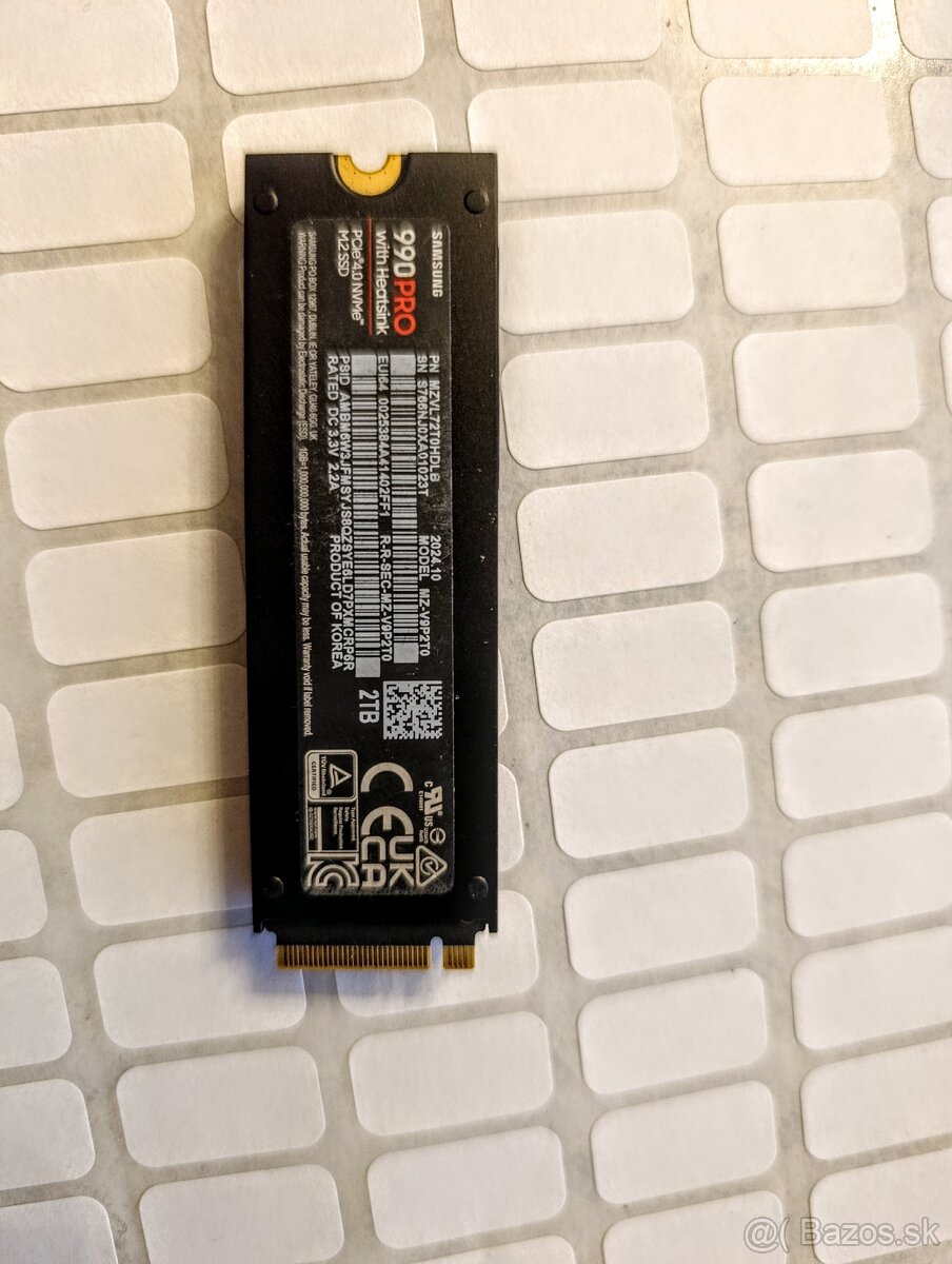 Samsung SSD 990 PRO with Heatsink 2TB - 3