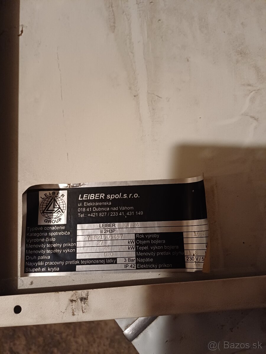 Plynový liatinovy kotol Lebner - 3