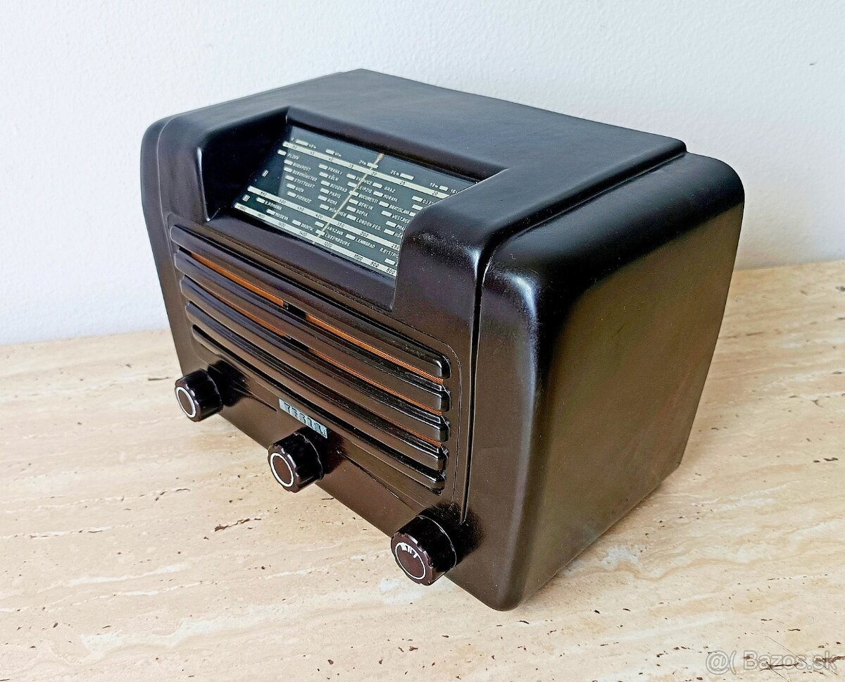 Starožitné rádio Tesla Talisman 305U po kompletní renovaci - 3