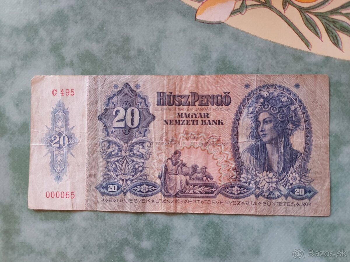 Stare madarske bankovky - 3