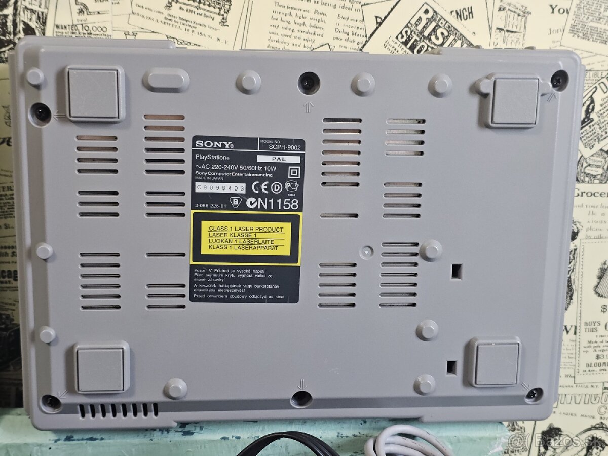 TOP STAV 》PLAYSTATION 1 + GAMEPAD + HRA 》PS1 SCPH-9002 - 3