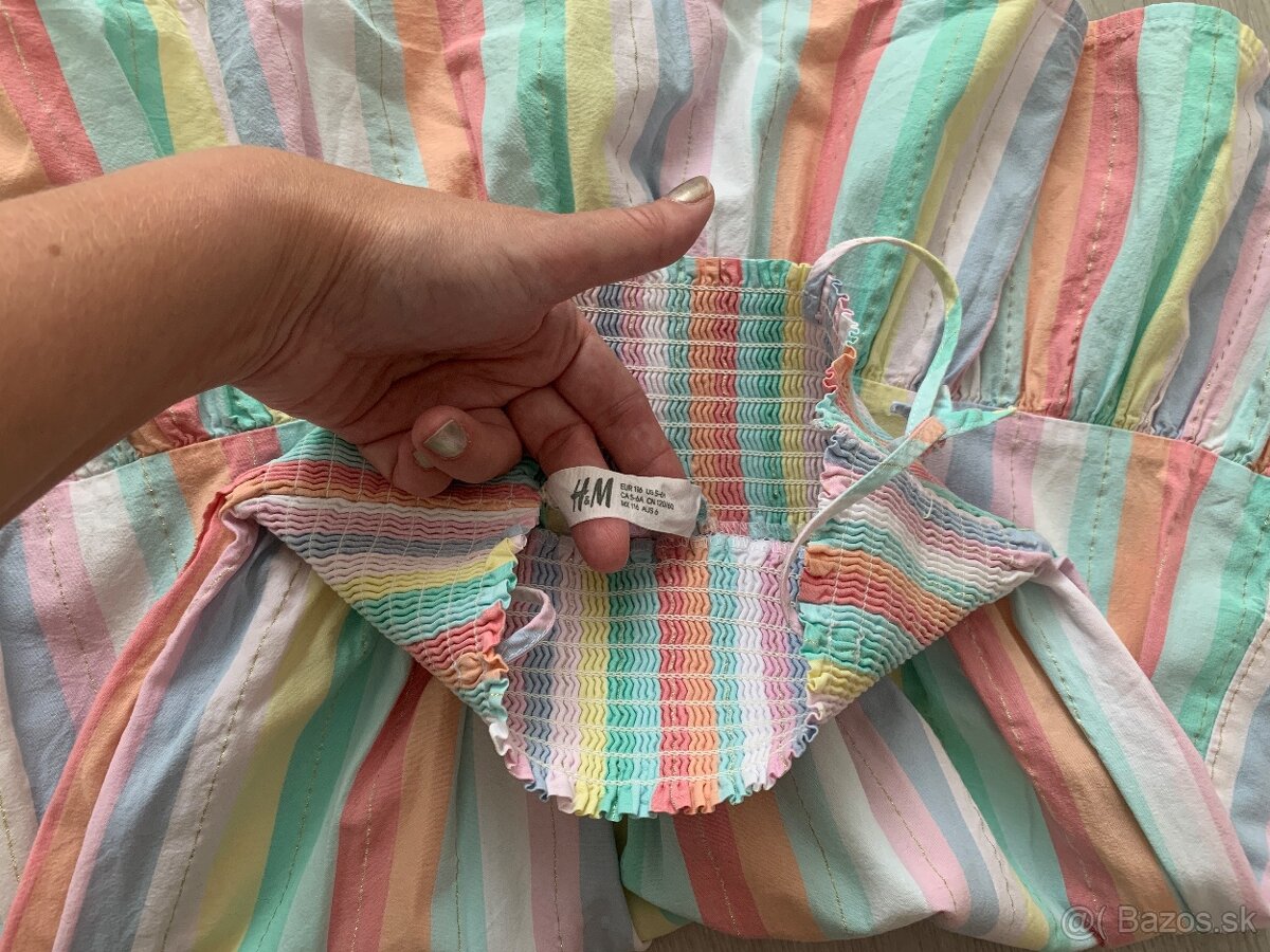 Detské šaty zn. H&M veľ. 104 a 116 - 3