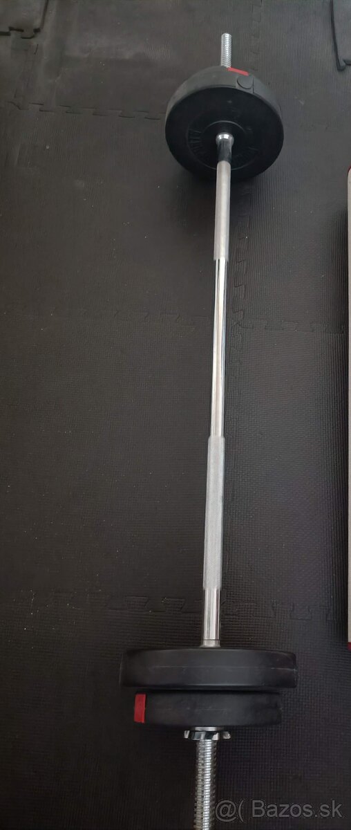Tyče + jednoručka + závažia - 3