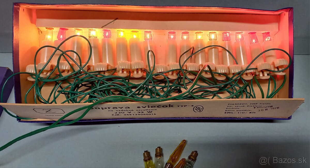 Vianočné sviečky retro - 3