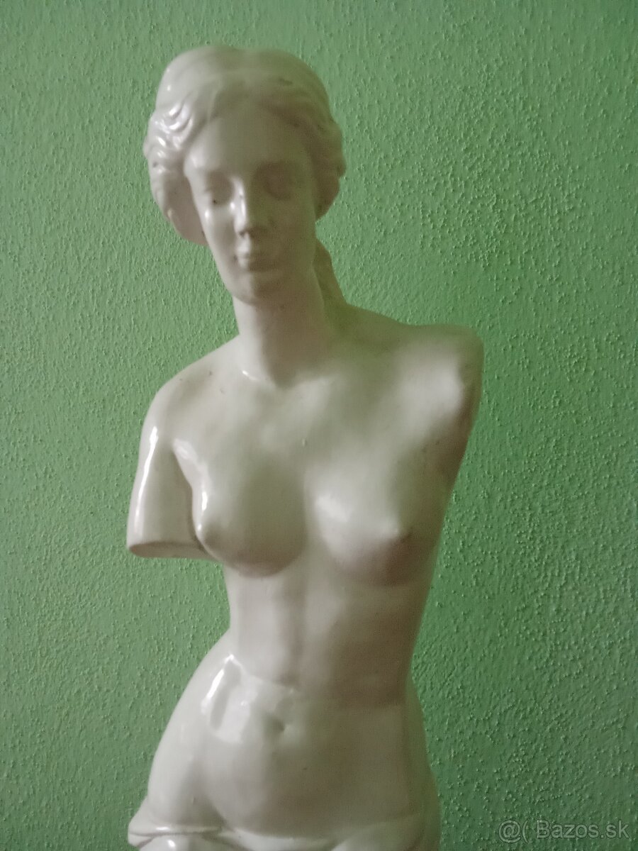 Retro socha sadrova. - 3