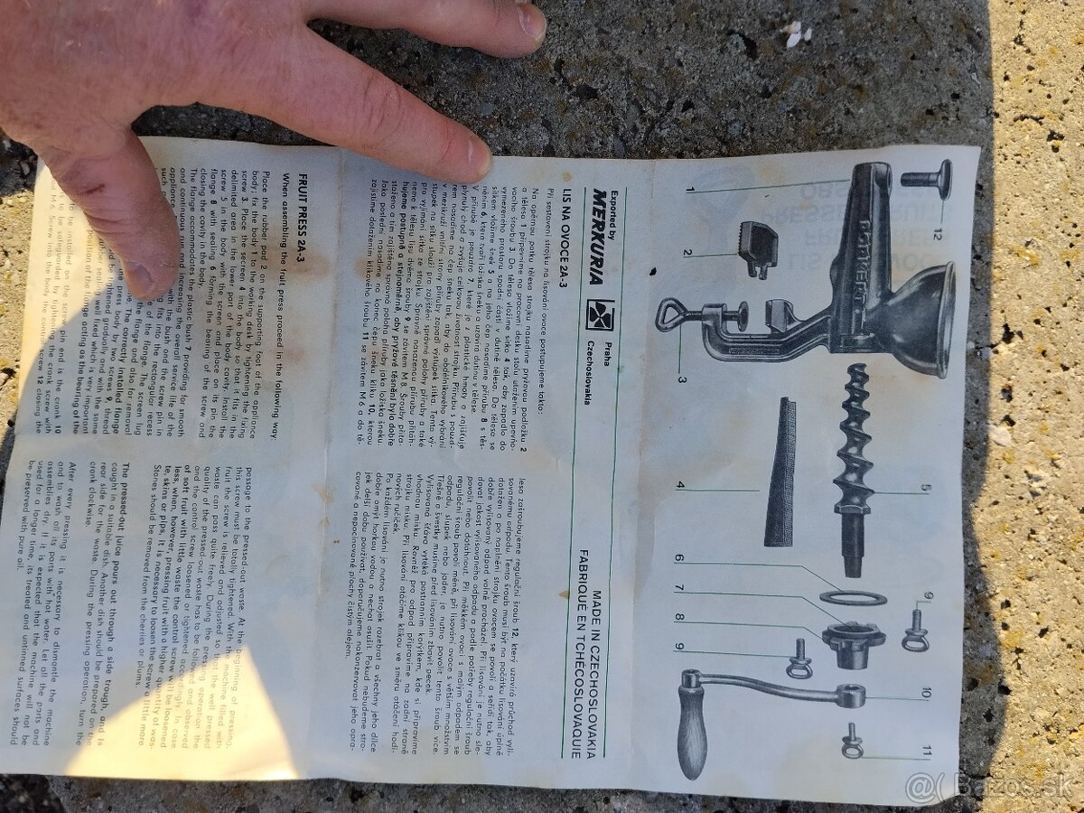 Odšťavovač Porkert 2A-3 - 3