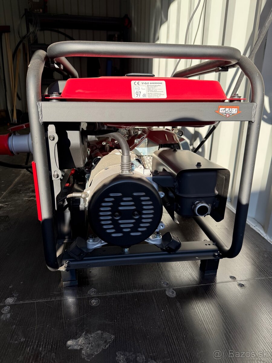 Elektrocentrála 3f 400V/230V 7500w (3mth) - 3