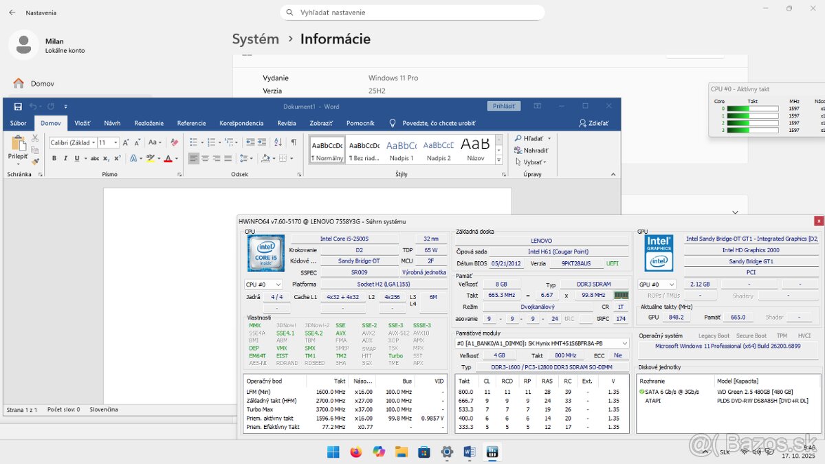 All in One PC LENOVO ThinkCentre Edge 71z - 3