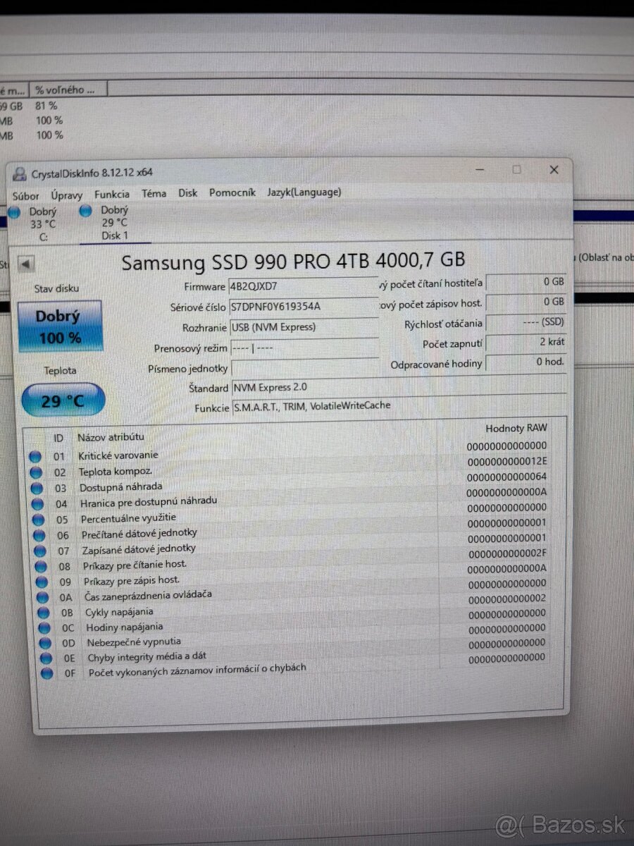 Samsung SSD 990 Pro 4TB - 3