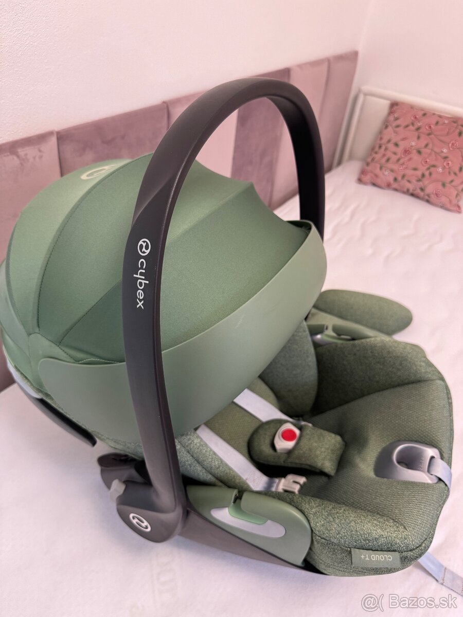Autosedačka Cybex Cloud T i-Size Plus Platinum Green - 3