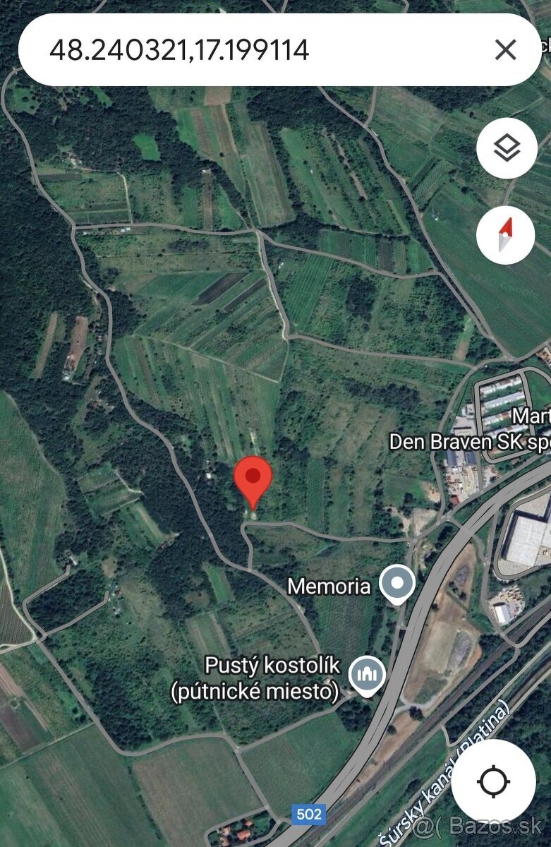 Oplotený pozemok pod lesom vo Svätom Jure - 3