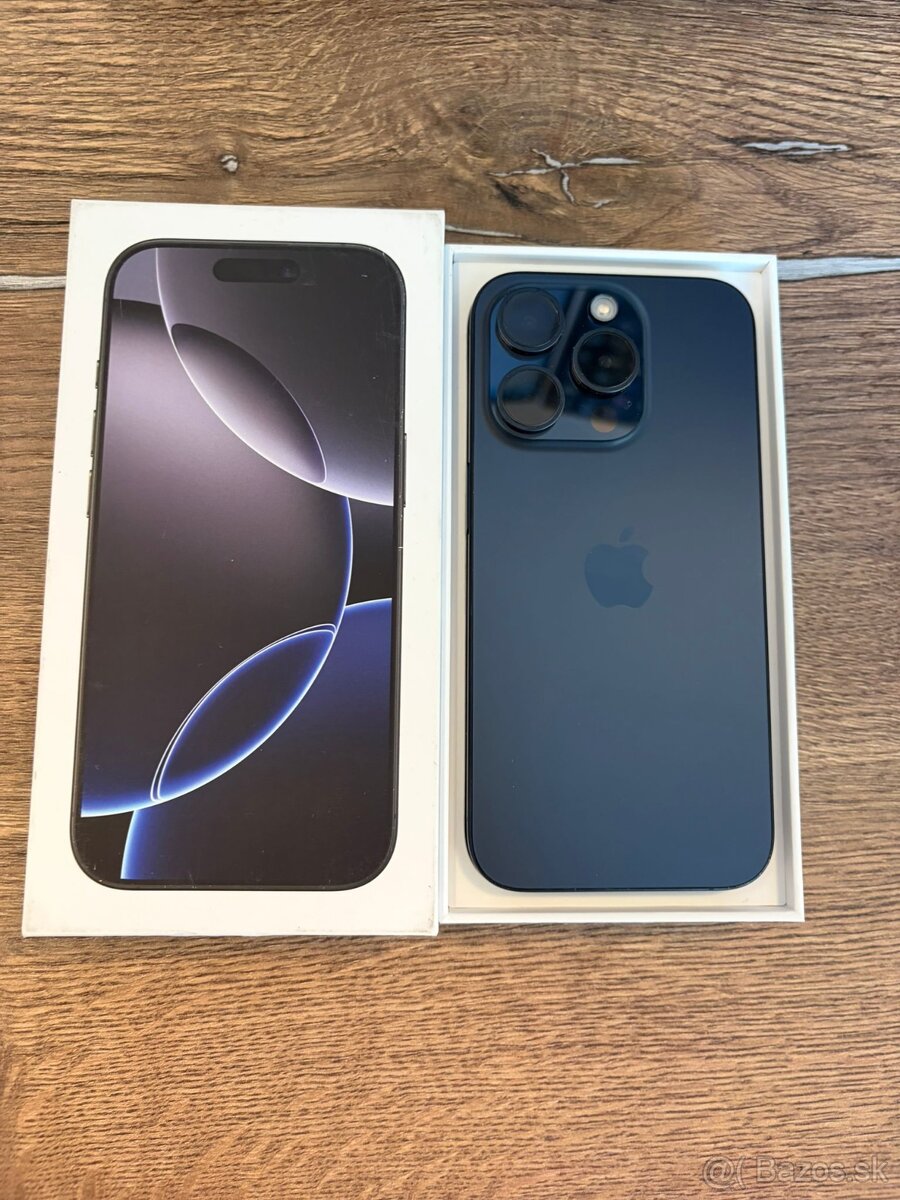 Iphone 15 Pro 256GB - Blue Titanium - 3