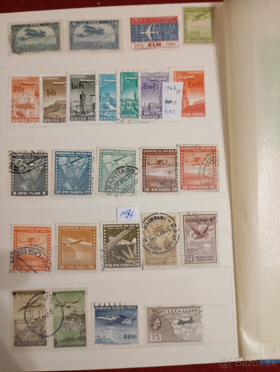 Známky letectvo - 3