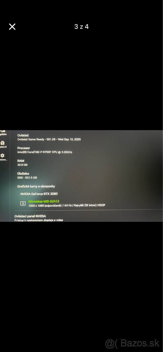 Herny Počitač i7 RTX3060 12GB 32GB RAM 1TB SSD MSI MONITOR - 3