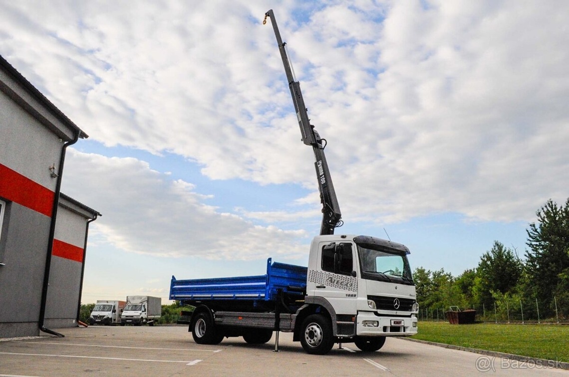 TROJSTRANNÝ SKLÁPAČ + HYDRAULICKÁ RUKA MERCEDES ATEGO 1523 - 3