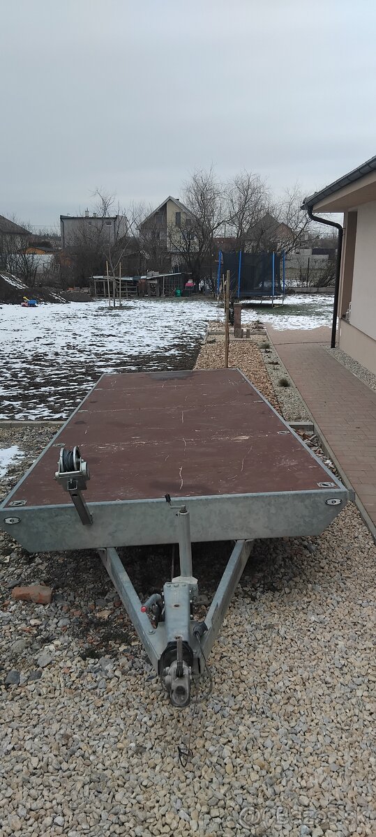 Príves dvojnápravový 6x2m, 3500kg - 3