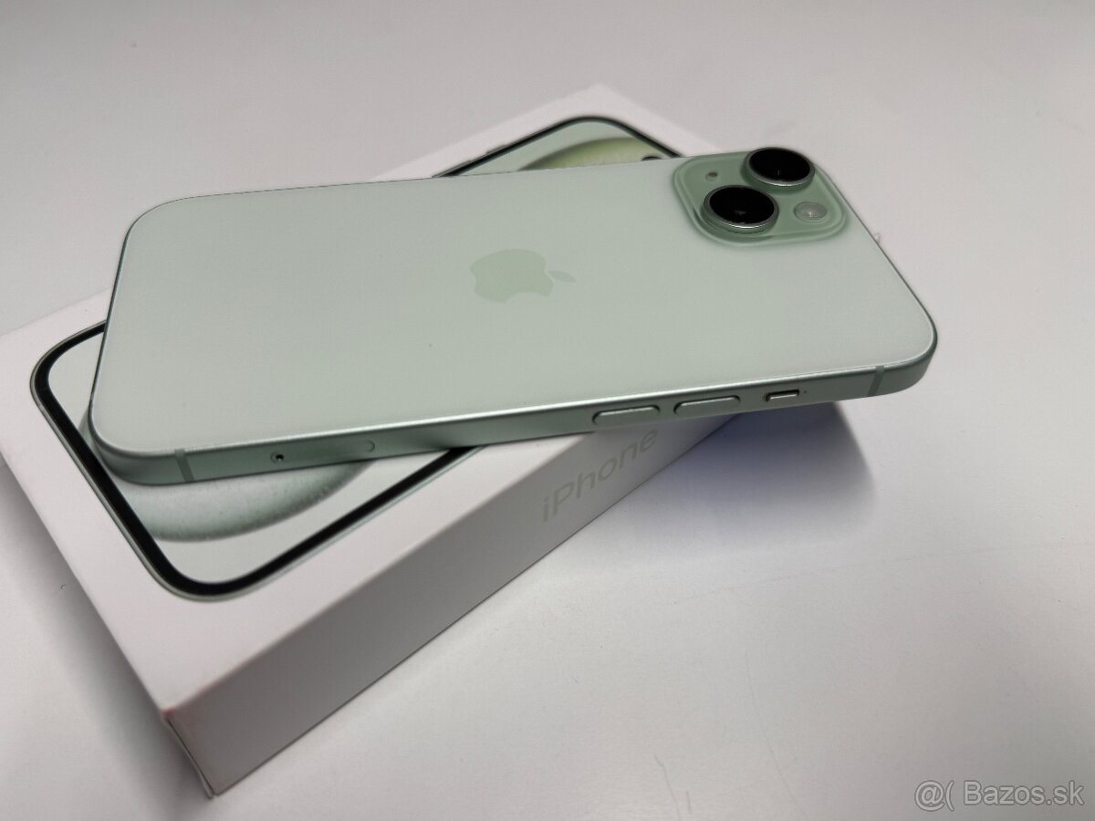 iPhone 15 – 128 GB, zelený - 3