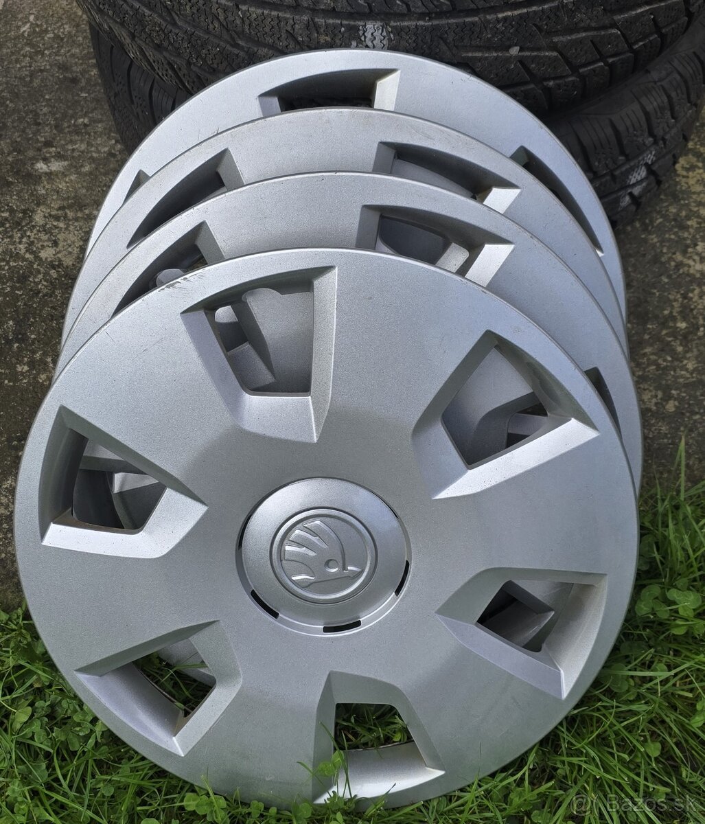 5x112,r15,6Jx15,et47- iba disky + originál puklice Škoda r15 - 3