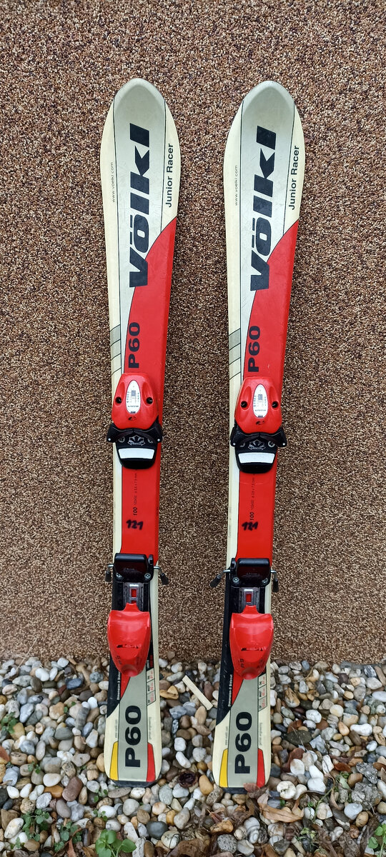 Lyže 100cm + lyžiarky - 3