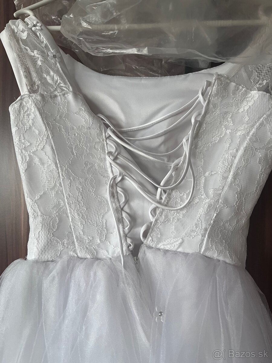 Biele šaty na venček - 3