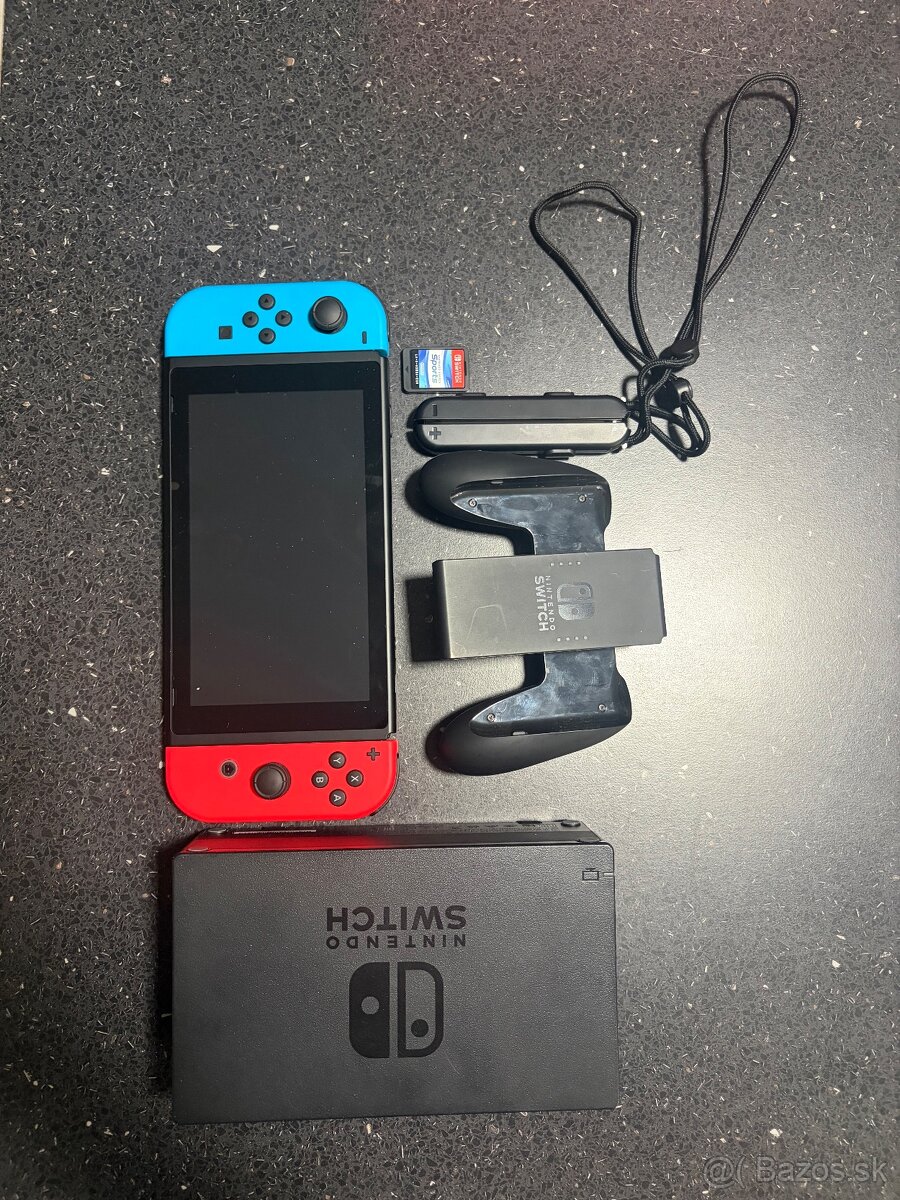 Nintendo Switch Neon Red/Blue + Nintendo Switch Sports - 3