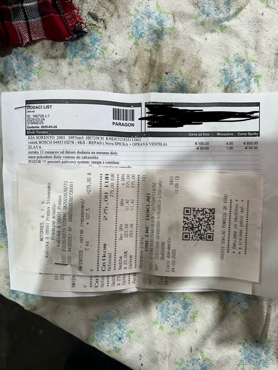 Vstrekovače KIA sorento 2,5crdi po repase - 3