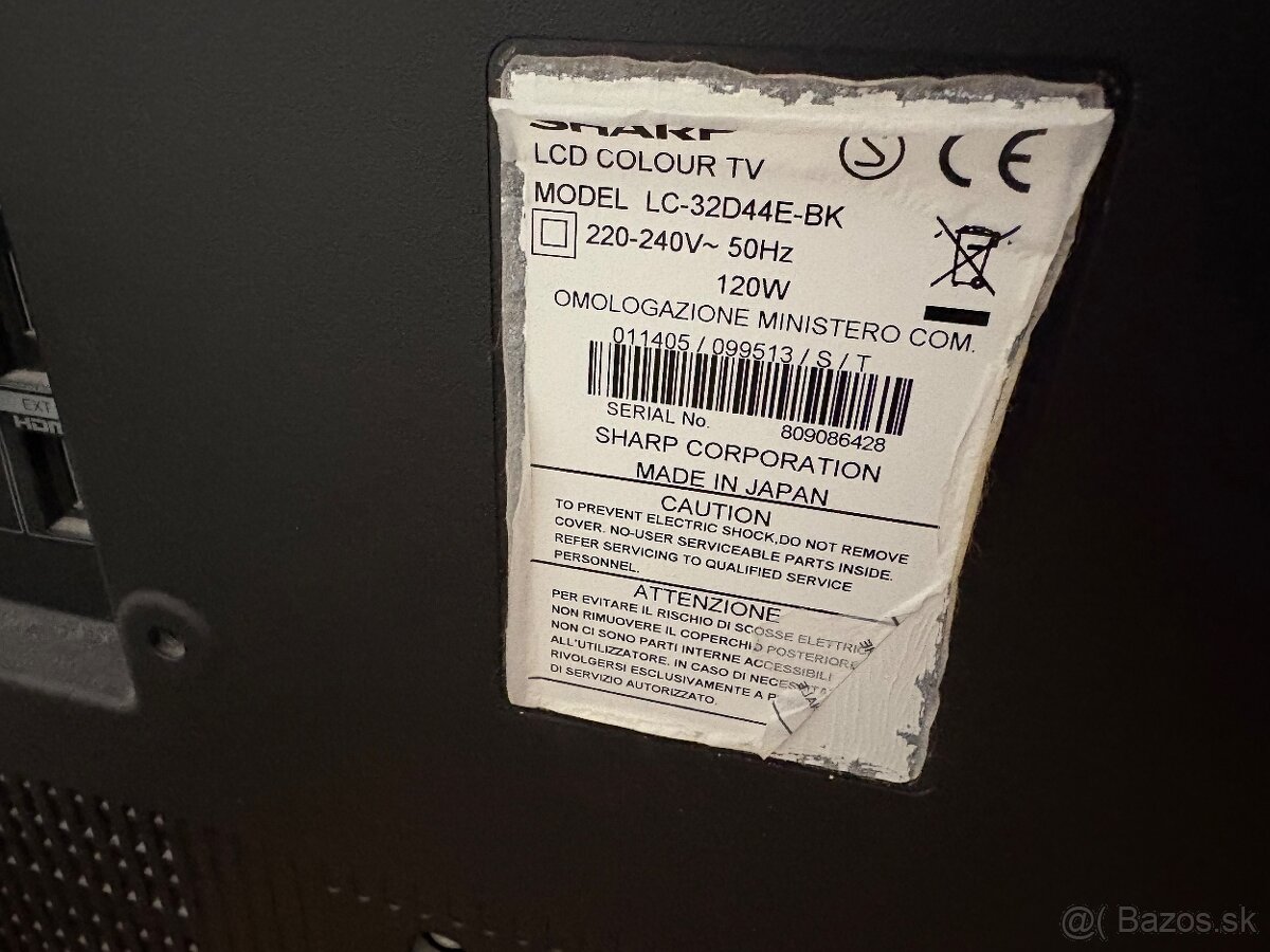predám televízor SHARP - 3