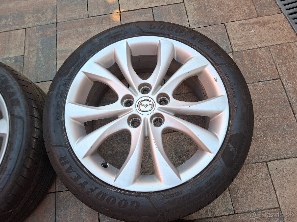 Predám hlinikové disky org.Mazda 3--R17 - 3