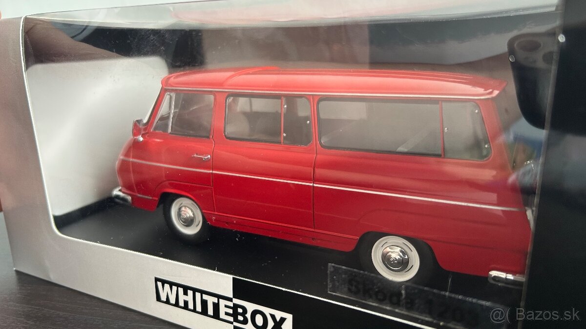 ŠKODA 1203 ČERVENÁ 1/24 WHITEBOX - 3