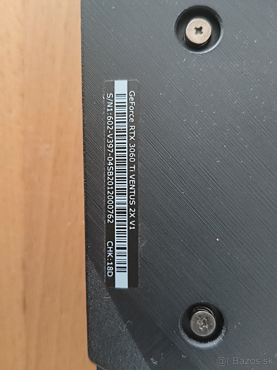 rtx 3060 ti MSI Ventus 2x - 3