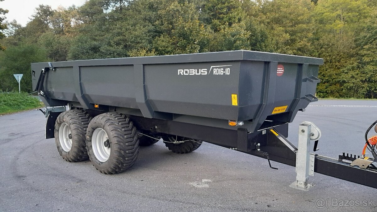 Traktorový náves,Vlek za Traktor,Príves,Vlečka,Dumper 16t - 3