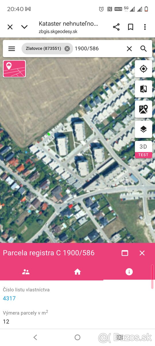 Parkovacie miesto 60€ - 3